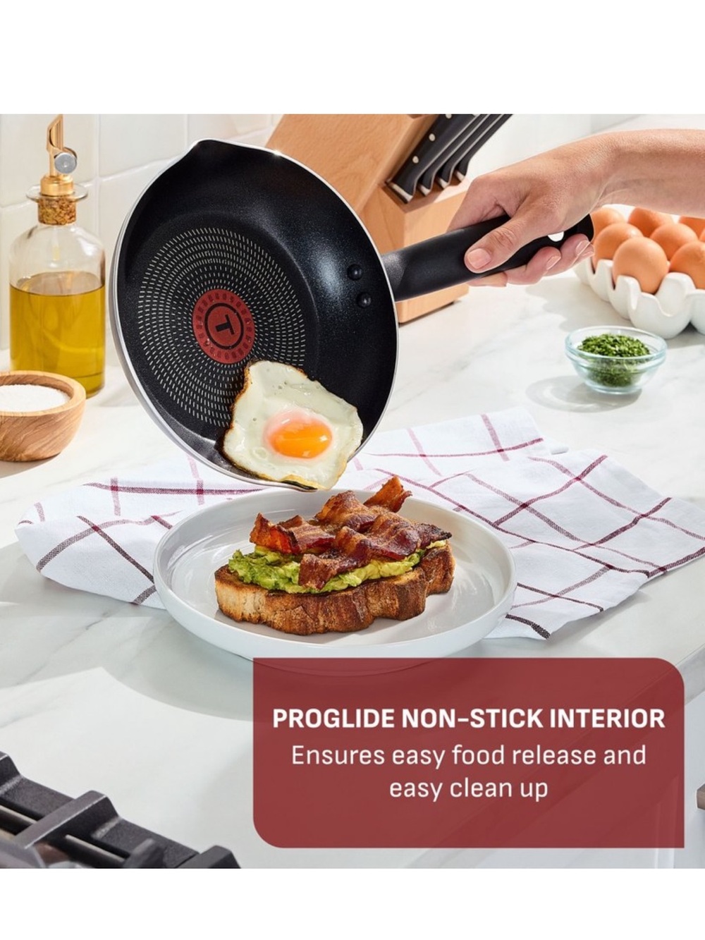 T-Fal Simply Cook 5qt Nonstick Saute Pan with Lid Black